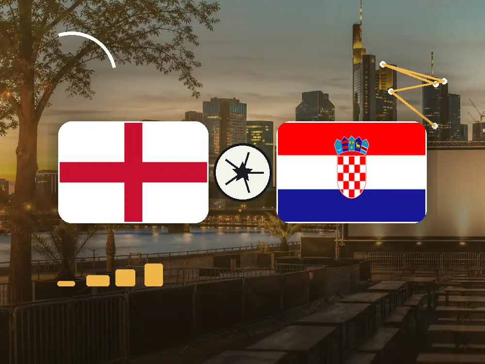 England gegen Kroatien in Frankfurt schauen mit passenden Flaggen im WM-2026-Spielplan