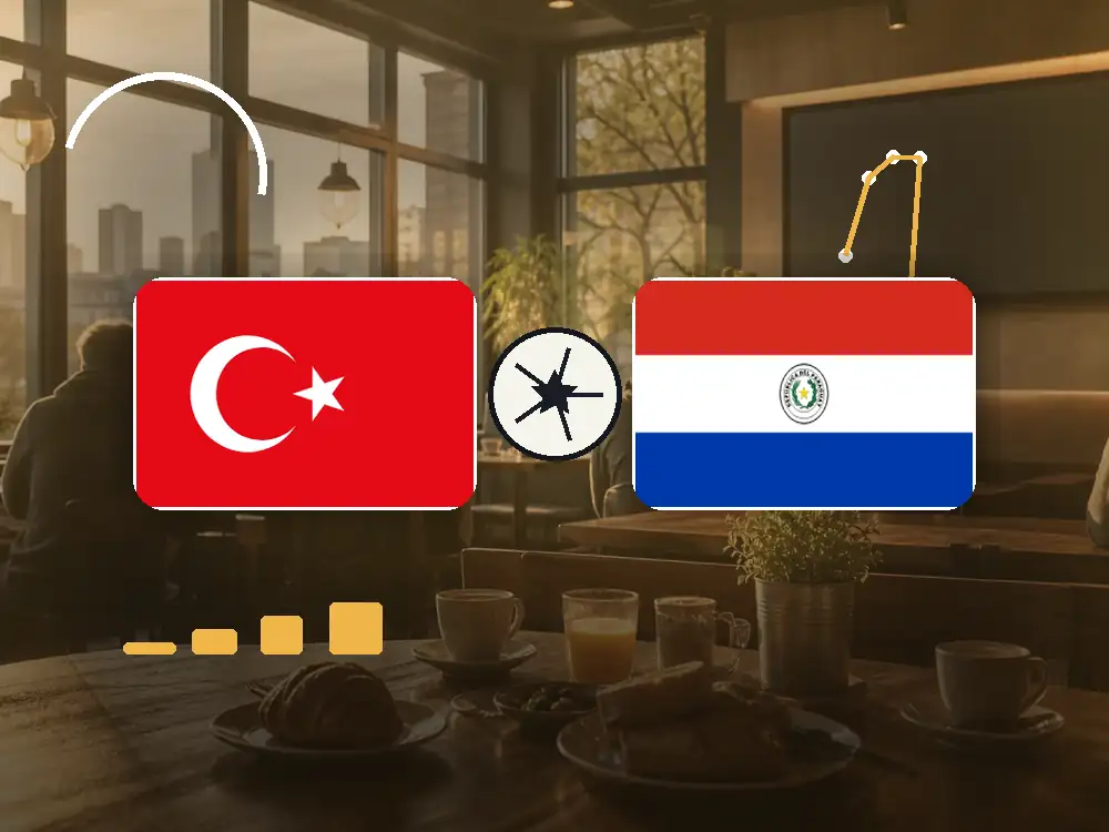 Türkei gegen Paraguay in Frankfurt schauen mit passenden Flaggen im WM-2026-Spielplan